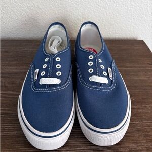 Vans Navy Canvas Sneakers in kids size 2
